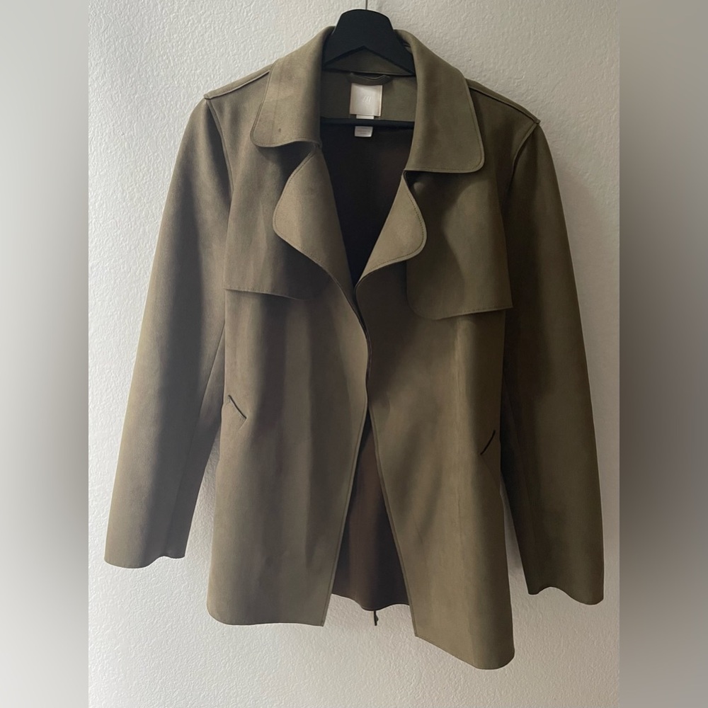 H&M Khaki/Olive Women's Trench Coat